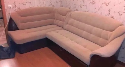Перетяжка углового дивана. Асино